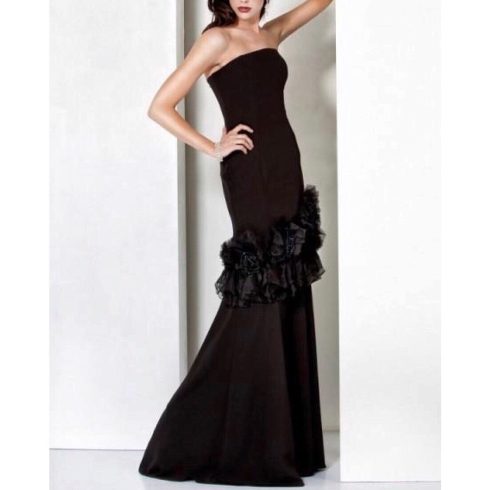 Glamorous Ruffle Strapless Dress